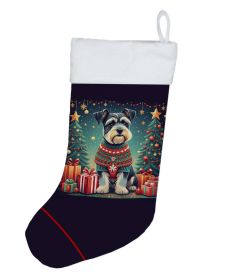 Schnauzer Christmas Christmas Stocking Fireplace Hanging Stockings Christmas Season Party Decor Family Holiday Decorations