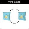 Disney The Little Mermaid Flounders Domain Throw Pillow 18X18 Inches