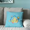 Disney The Little Mermaid Flounders Domain Throw Pillow 18X18 Inches