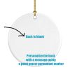 Nordic Spitz Merry Christmas Ceramic Ornament Christmas Tree Hanging Decorations for Home Christmas Holiday, Party, Gift, 3 in, Multicolor