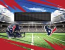 [Personalization Only] Official NFL Texans - 62" x 84" Personalized Washable Rug