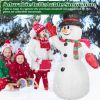 7.9FT Christmas Inflatable Giant Snowman Blow up Light up Snowman