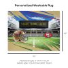 [Personalization Only] Official NFL 49ers - 62" x 84" Personalized Washable Rug