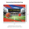 [Personalization Only] Official NFL Browns - 62" x 84" Personalized Washable Rug