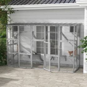 Wooden Outdoor Cat House Catio Playground Cat Window Box Out Wooden Outdoor Cat House Catio Playground Cat Window Box Out