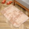 1pc, Tie-Dyed Plush Shag Furry Area Rug for Bedroom, Living Room, Nursery, and Kids Room - Ultra Soft and Fluffy, Washable, Non-Shedding